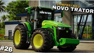 MEU NOVO TRATOR DA FAZENDA | Farming Simulator 22 | Fazenda Sumidouro MS  #26 