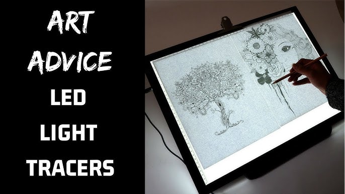 Cheap LED Lightbox / Lightpad Review & Tutorial - YouTube