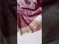 😍 Mashru Silk Beauty – Jamavar Patterned Traditional Saree ❤️ #saree #shorts #wedding #sareelove