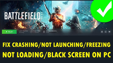 Fix Battlefield 2042 Crashing/Not Launching/Freezing/Not Loading/Black Screen On PC