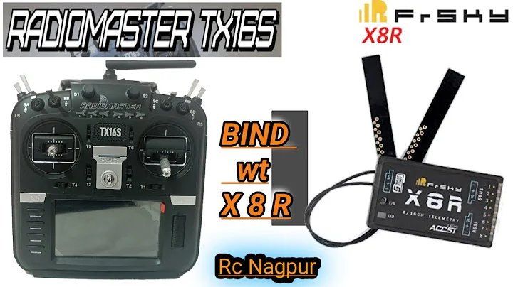 Tx16s bind with X8R receiver Frsky receiver bind with Radiomaster tx16s #remotecontrol #howtobind