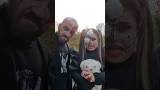 کاستوم هالووین آیدا هخامنش و دوست پسرش