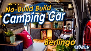 NO-Build build Camping car Berlingo article｜Quick and convenient｜MPV conversion to RV【EN Ver.】 by Travel & Design 3,813 views 1 year ago 11 minutes, 2 seconds