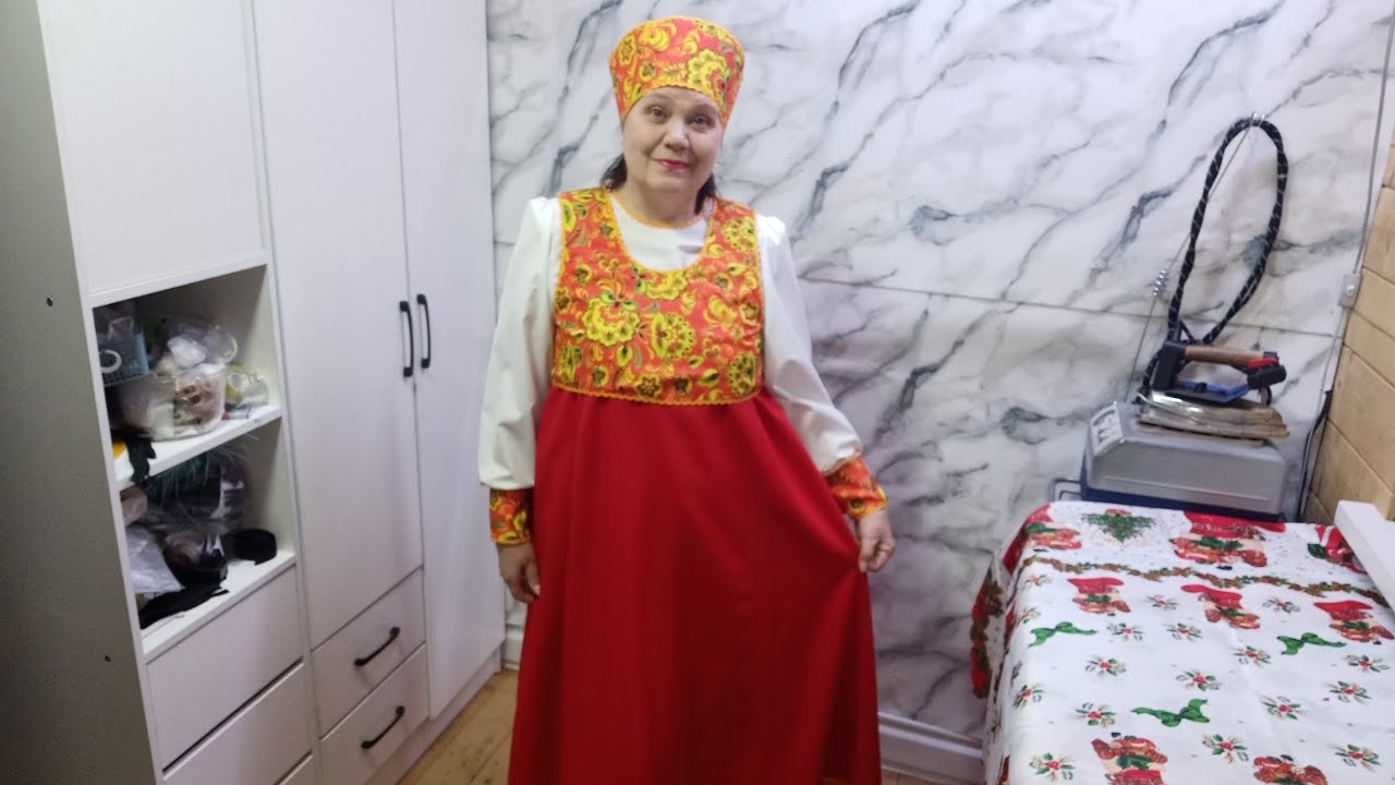 Русский народный наряд.Обзор готового изделия.