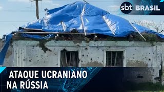 Ucrânia lança ataques a oito regiões russas | SBT Brasil (20/04/24)