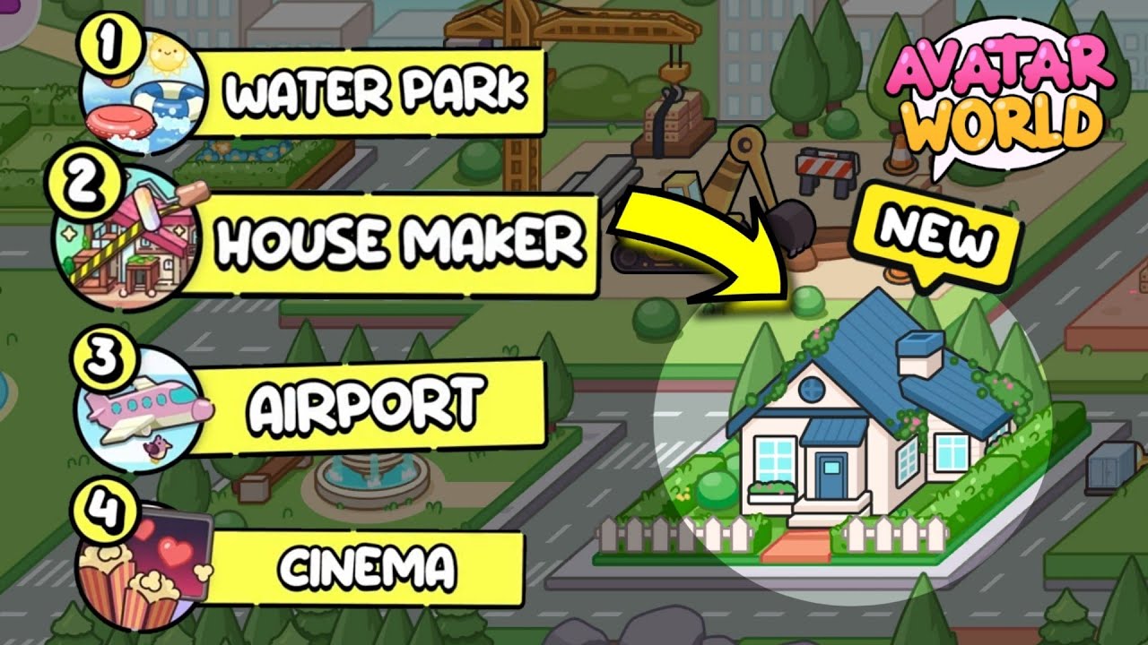 HOUSE MAKER? HUGE NEW UPDATE IN AVATAR WORLD! 👀🤩  AIRPORT/CINEMA/WATERPARK!? 😱 
