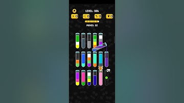 Color Water Sort 3D level 506