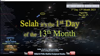 Selah for the 1st Day of the 13th Month 2023