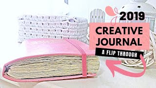 2019 Daily Creative Journal || Flip Through || no talking