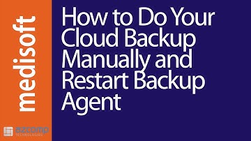 How to Do Your Cloud Backup Manually and Restart Backup Agent