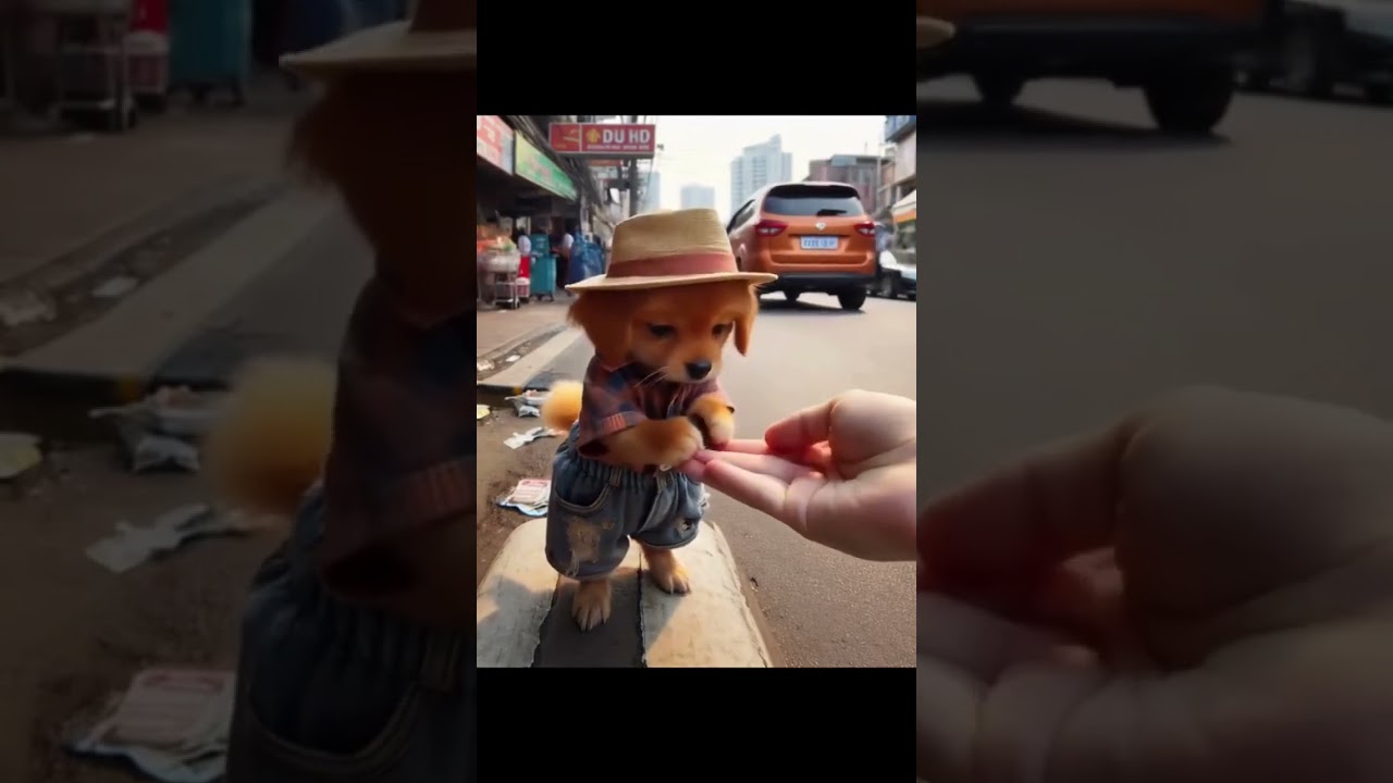 OMG कुत्ता बहुत गरीब है। चलो मदद करते हैं 