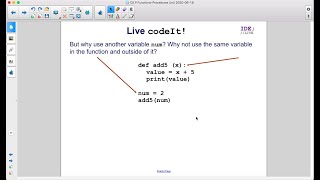 CSP Unit5 Basics of Functions Pt 3