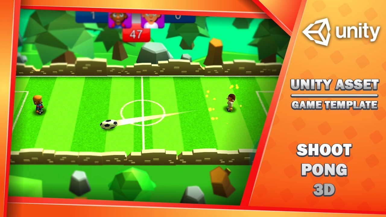 Shoot Pong 3D - Game Template, video preview 6