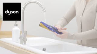 How to clean your Dyson V12 Detect Slim™ cordless vacuum's soft roller brush bar screenshot 5