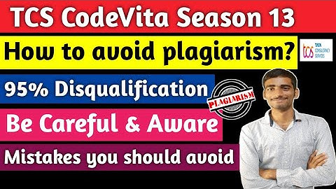 TCS Codevita Season-13|Steps to avoid plagiarism |95% disqualification #tcs #tcs_codevita