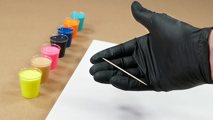 Liquid-Painting with a Toothpick