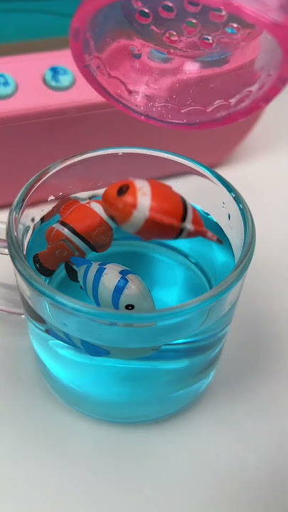 Satisfying Miniature: Mini Aquarium Playset ASMR (Immersive) #toys