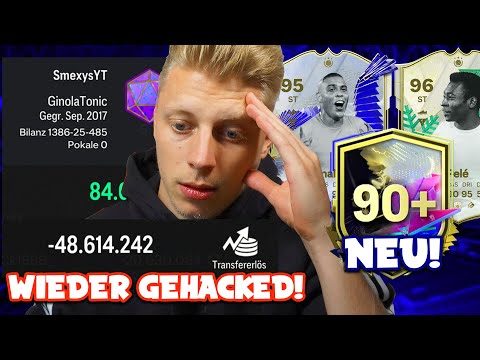 45 MIO WEG! ICH WURDE WIEDER GEHACKED! + ERSTER 90+ ICON PICK!! in EA FC 24