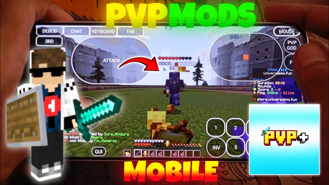 Spunky PvP Modpack for Mojo Launcher Mobile 🤯 | Best Pro PvP Mods for ...