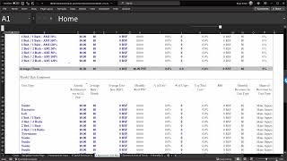Demo of REFM's Standard Version Mixed-Use Apartment Building Development Pro Forma Excel Tool