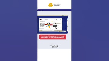 myViewBoard Whiteboard Embedded Browser and Screenshot Tools