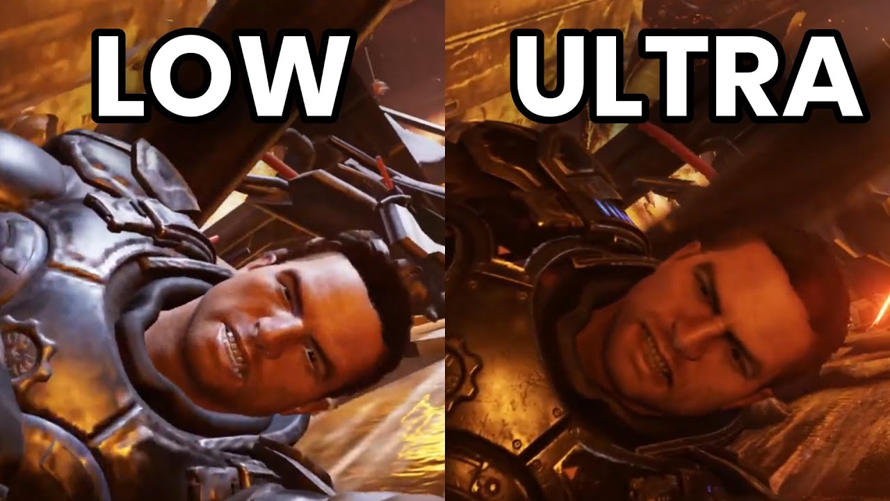 Gears 5 - LOW vs ULTRA Graphics Settings Test