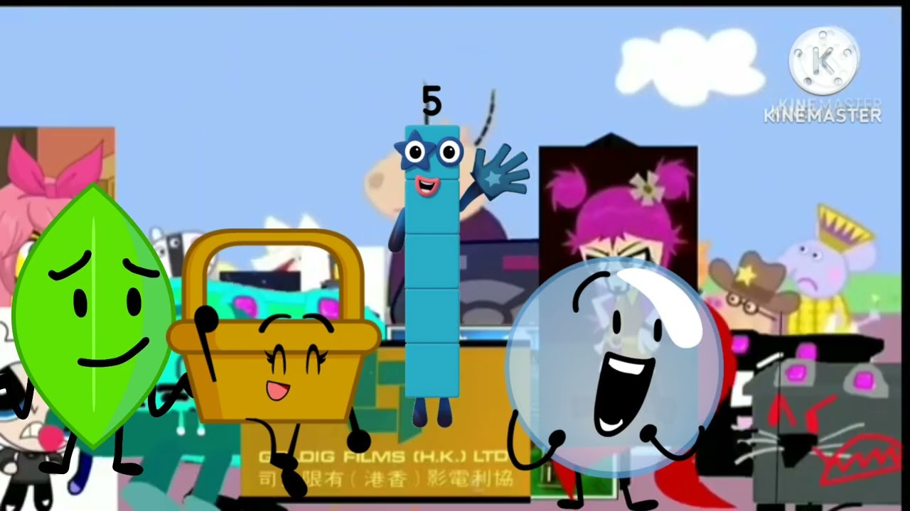 Peppa Pig bfdia numberblocks object trek Fight Clouds Add Round 4