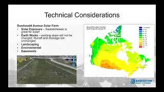 Proposed Dundonald Avenue Solar Farm
An online meeting was held on the evening of Tuesday, June 22, 2021. The meeting included an opening presentation by Saskatoon Light & Power.
More information is available here: https://www.saskatoon.ca/engage/solar-farm. Proposed Dundonald Avenue Solar Farm