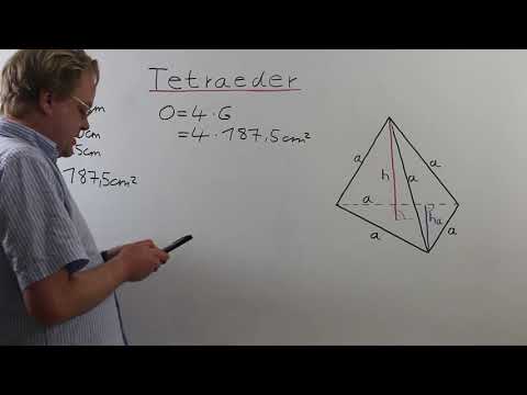 Video: Hat ein Tetraeder gleiche Seiten?