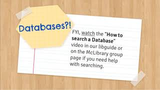 Exporting Database Articles to NoodleTools