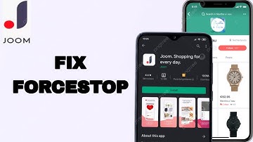 How To Fix And Solve Forcestop On Joom. Shopping For Every Day App | Final Solution