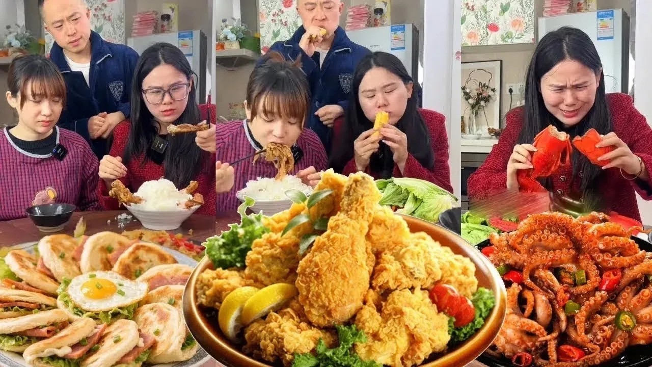 刁蛮弟妹想独吞鸡腿，爸爸转手夹给儿媳，弟妹掀开菜叶只剩骨头气哭【王大爷的夫妻日常】