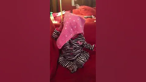 Nevaeh playing peek a boo