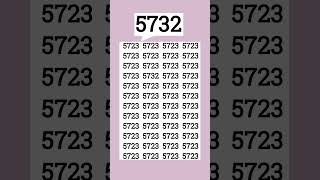 This grid is hiding something sneaky...Can you spot 5732? #fypシ゚viral #fypviral #fyp #iqtest #shorts