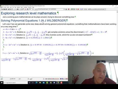 Solving Polynomial Equations