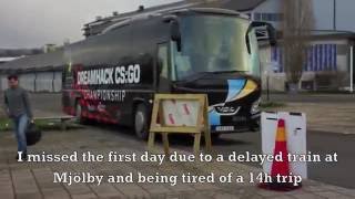 Arrival at Dreamhack Winter, Jönköping 2014