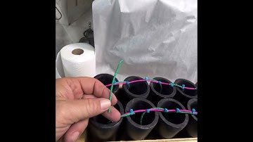 How to Fuse up a Mortar Rack #educational #howto #fireworks #mortar #artilleryshells #4thofjuly