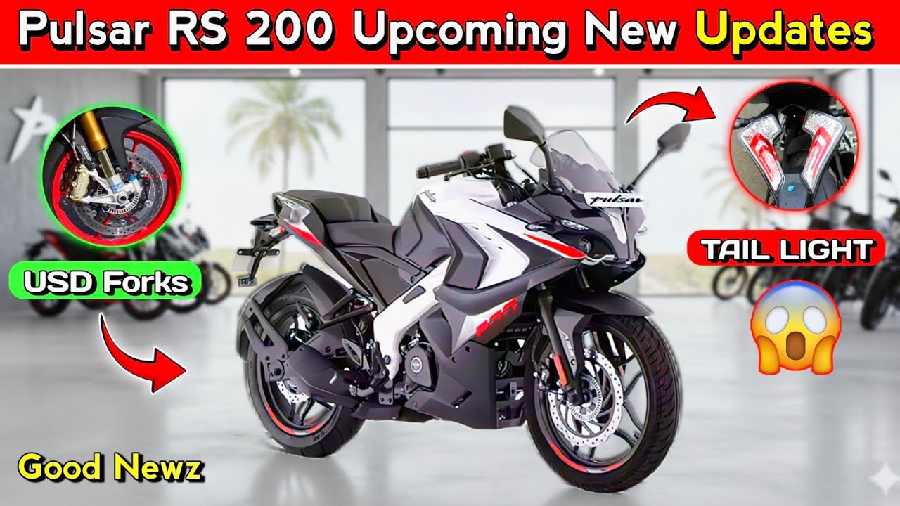 Pulsar RS 200 Upcoming New Updates | ISD Forks + Traction control | Rider By SKF 