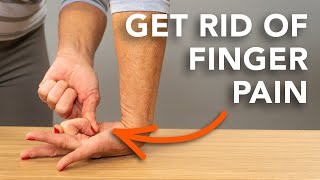 Quick and easy help against finger pain (arthritis)