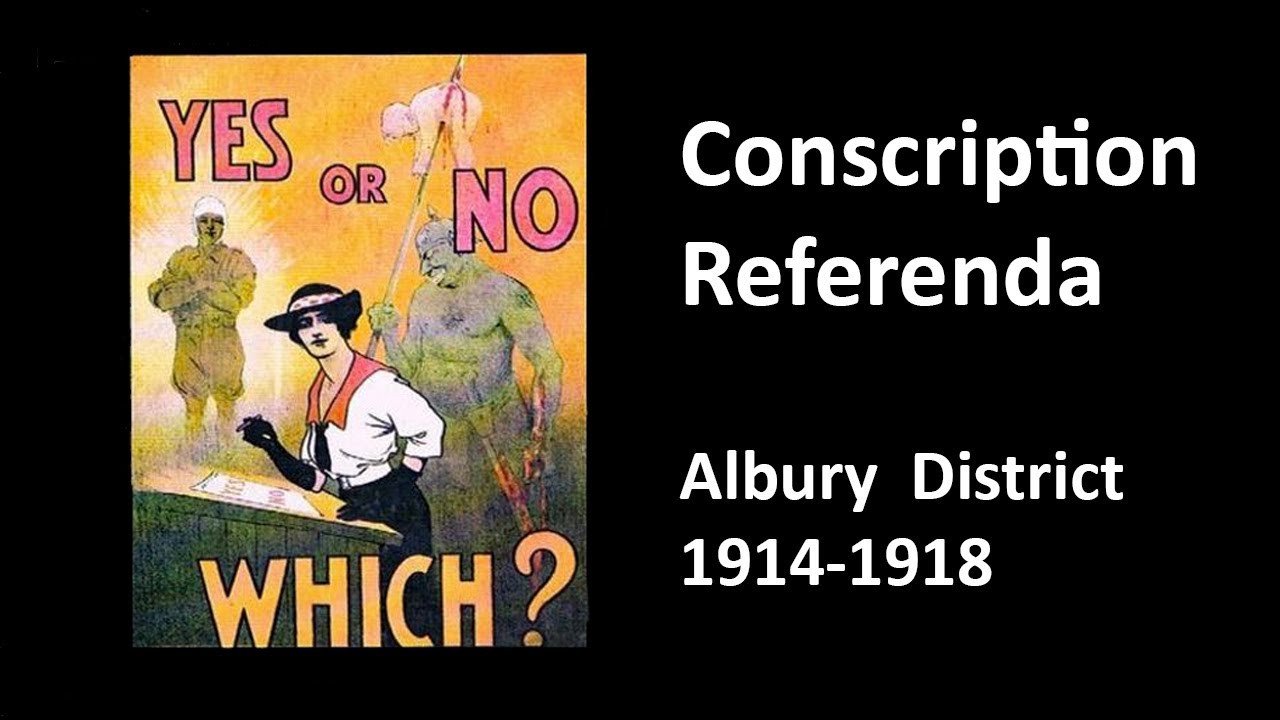 The conscription debate in Albury & District 1914-18 - YouTube