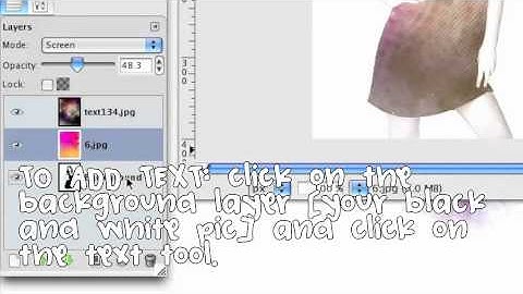 Texture effect tutorial | Gimp