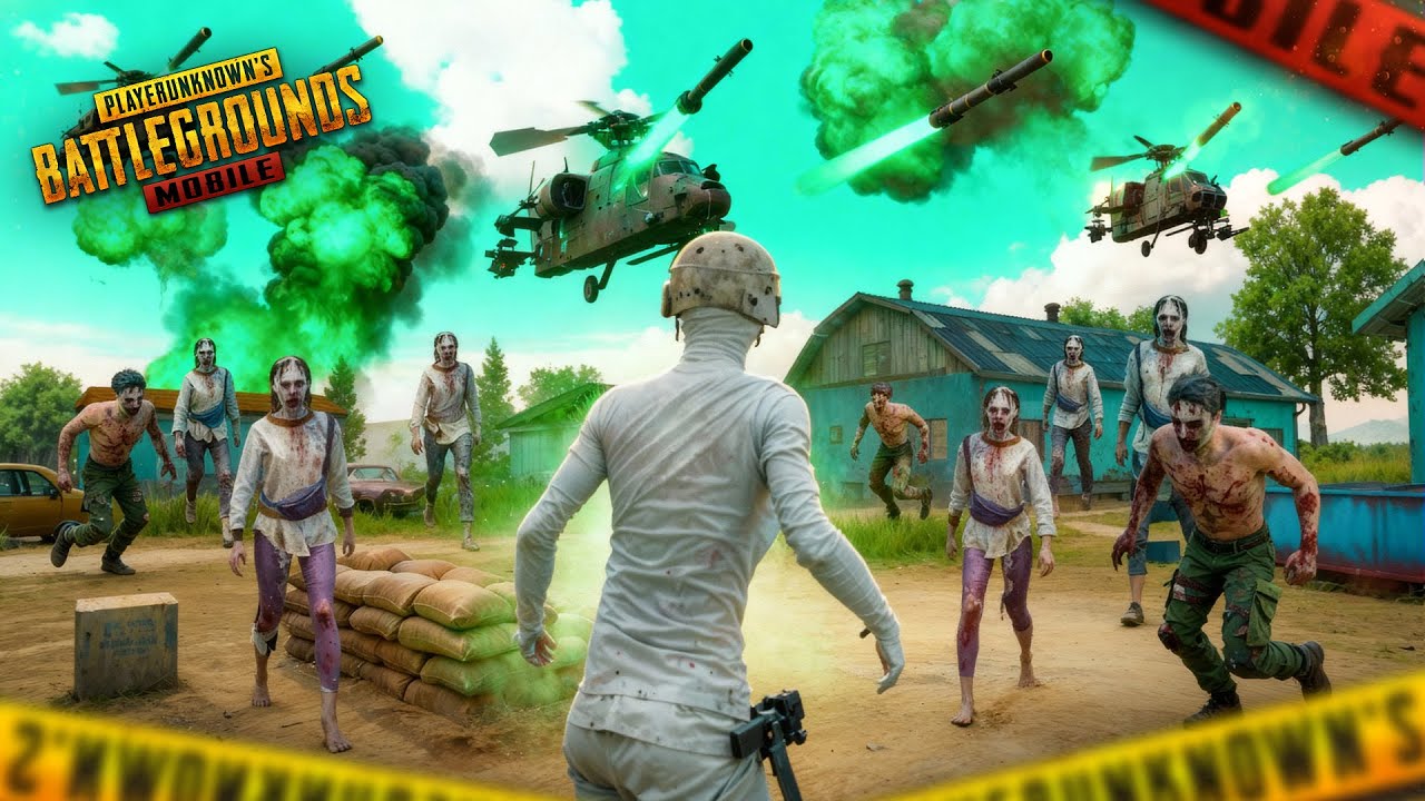 ЭПИЧНЫЕ БОИ НА ТАНКАХ И ВЕРТОЛЕТАХ! // НАСТОЯЩИЙ ЗОМБИ-РЕЖИМ 😎💀 КИТАЙСКИЙ PUBG Mobile | ПУБГ МОБАЙЛ