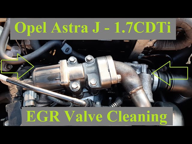 Opel Astra J - 1.7CDTi - EGR Valve Cleaning 