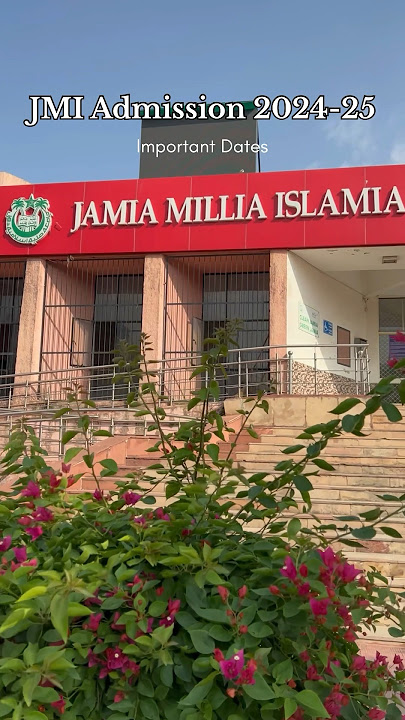 JMI Admissions 2024-25 | JMI Entrance Exam 2024 #jmi #jmiadmission