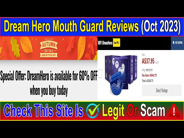 Dream Hero Mouth Guard Reviews (Oct 2023) Watch the Video & Know Scam or  Legit? ! Scam Advice 