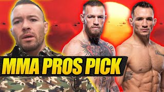 MMA Pros Pick ✅ Conor McGregor vs. Michael Chandler 👊 Part 2