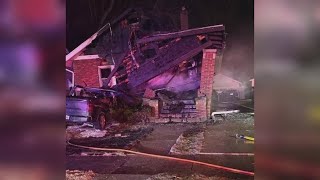 Saturday morning crash sparks house fire in Moline