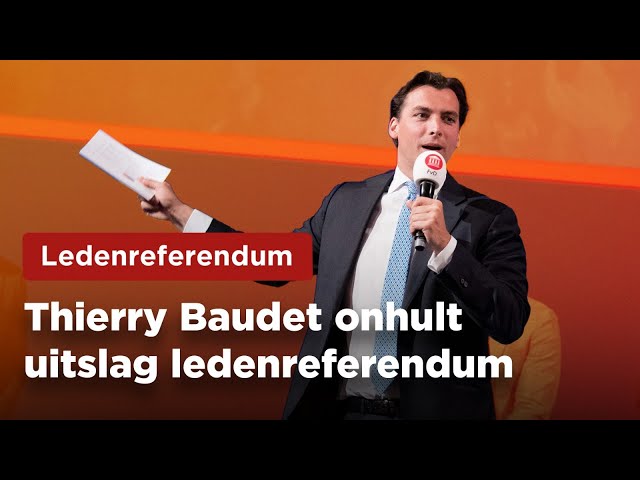 Thierry Baudet onthult de uitslag van het ledenreferendum bij Ongehoord Nederland!