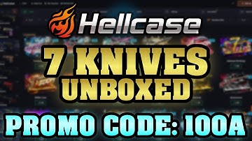 Hellcase Promo Code 2025 🔥 7 KNIVES UNBOXED 🔥 Best Hellcase Promo Code + Free Balance