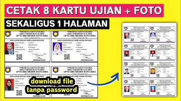 Cara Membuat Kartu Ujian Otomatis dengan Excel